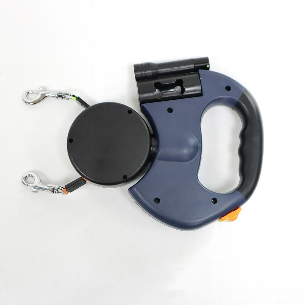 Bobby&Co TwinTrek™ 360° Dubbele Hondenriem - Perfect voor avonturen met twee maatjes