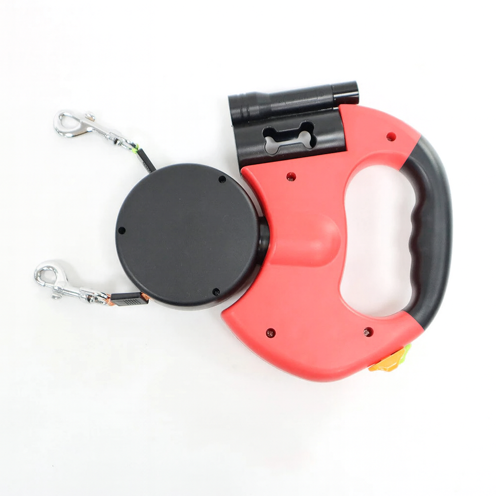 Bobby&Co TwinTrek™ 360° Dubbele Hondenriem - Perfect voor avonturen met twee maatjes