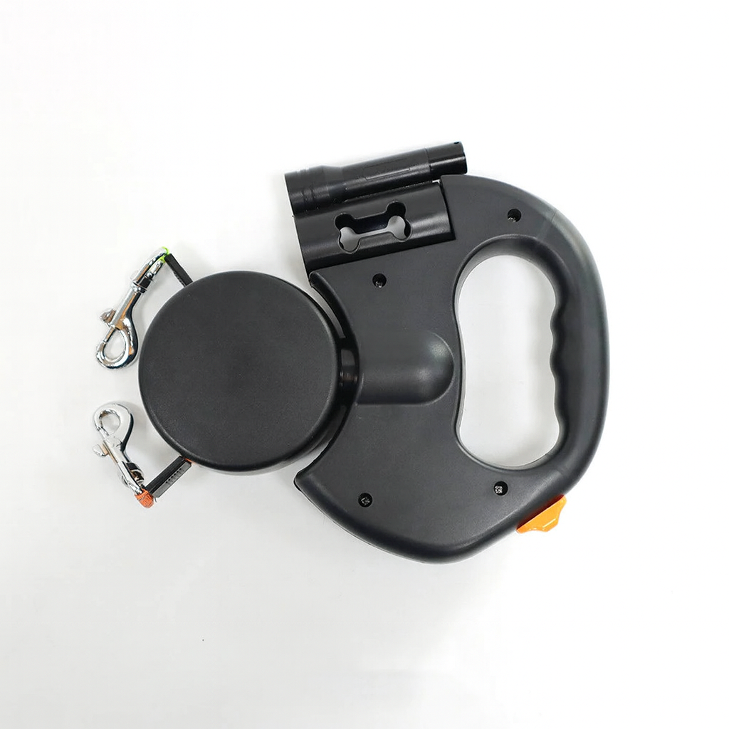 Bobby&Co TwinTrek™ 360° Dubbele Hondenriem - Perfect voor avonturen met twee maatjes