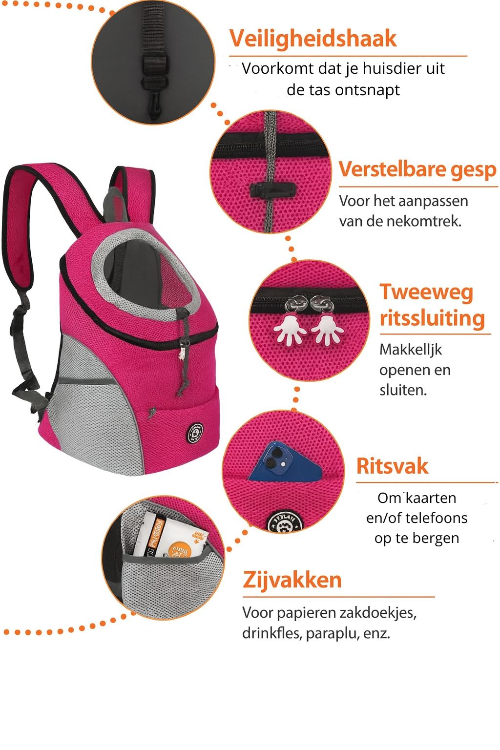 Bobby&Co TravelBuddy™ - Draagbare Hondenrugzak voor Avonturen Samen